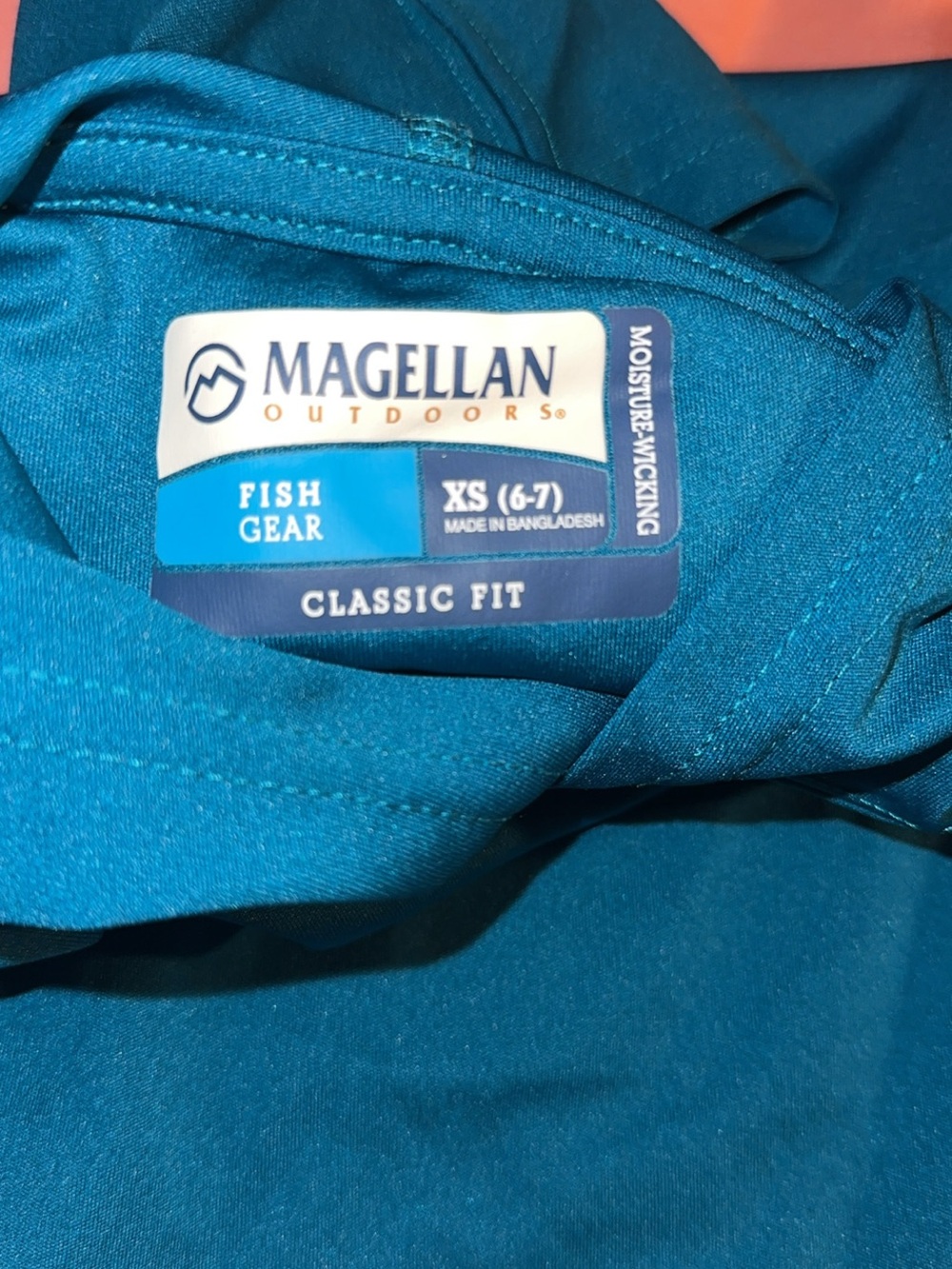Magellan Outdoors Teal Performance Fishing Tee